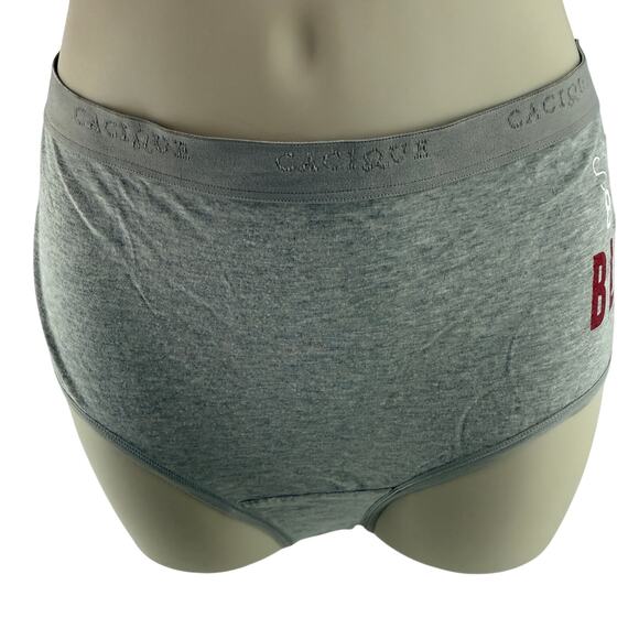 Cacique Cotton Full Brief Panty Gray Sleigh Bells Bling Size 14/16 - Picture 1 of 6